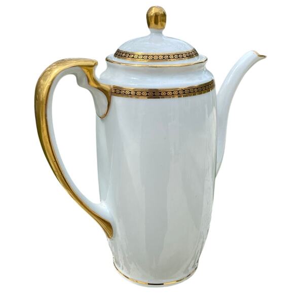 Nippon Noritake The Angora Coffee Server Pot Beautiful Estate Find Tea Service - Picture 4 of 15